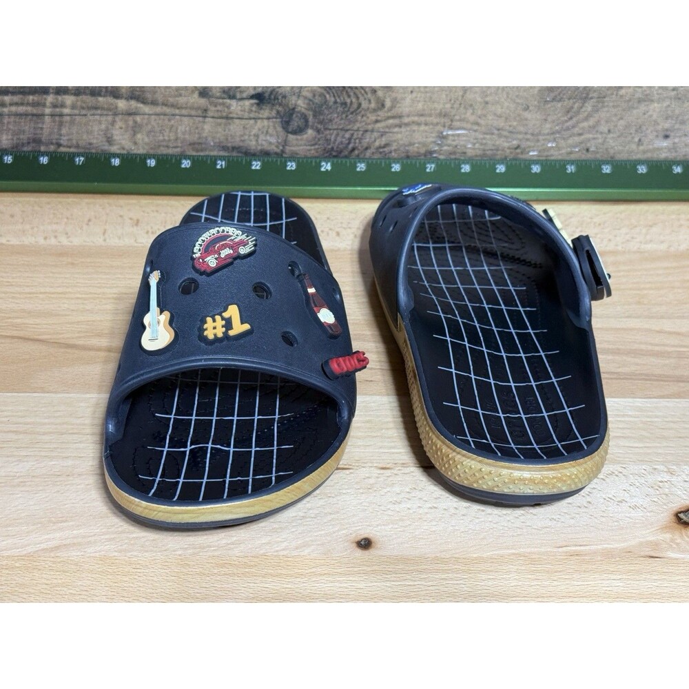 NEW rare Luke Combs Crocs Classic Bootlegger Slides Size: M10/W12 - Picture 10 of 14